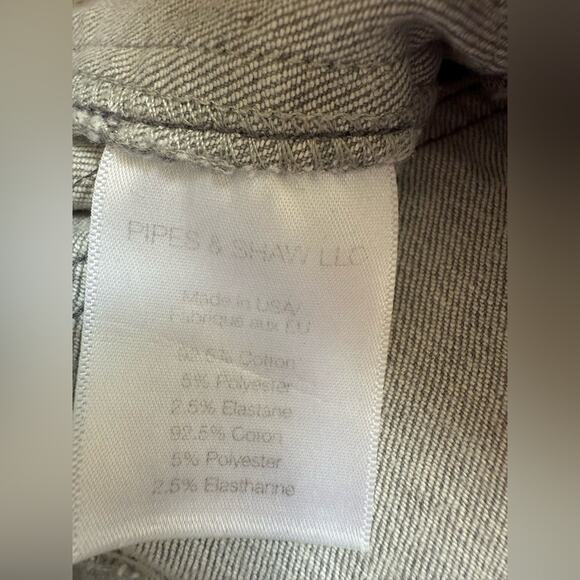 Veronica Beard Cassi Low Rise Crop Flare Grey Pants Jeans Women’s 8 - Picture 6 of 7